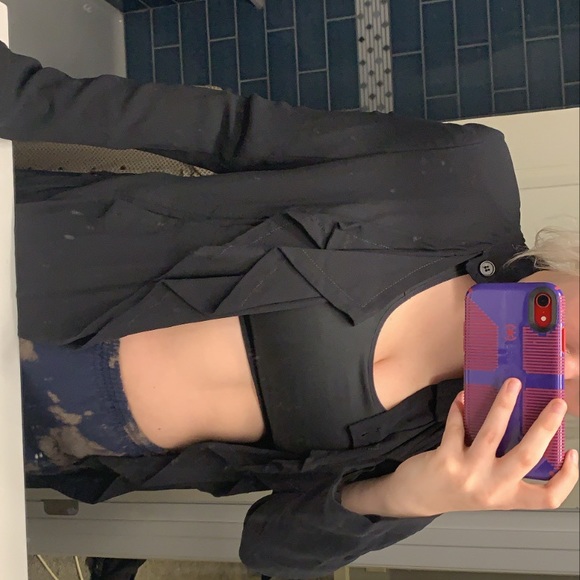 Vintage luxury brand sheer ruffle cardigan - Picture 2 of 5